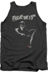 Gildan Friday The 13th Ax Adult Tank Top In Pink
