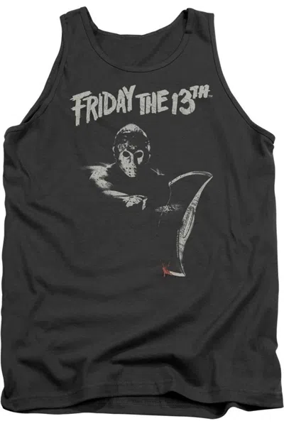 Gildan Friday The 13th Ax Adult Tank Top In Pink