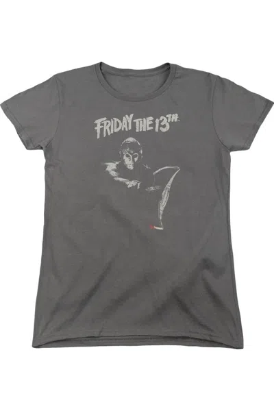 Gildan Friday The 13th Ax Short Sleeve Women´s T-shirt In Pink