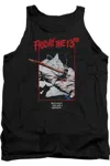 Gildan Friday The 13th Axe Poster Adult Tank Top In Black