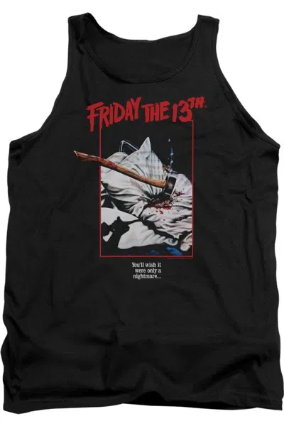 Gildan Friday The 13th Axe Poster Adult Tank Top In Black