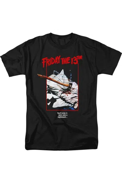 Gildan Friday The 13th Axe Poster Short Sleeve Adult T-shirt In Black