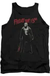 Gildan Friday The 13th Chchch Ahahah Adult Tank Top In Black