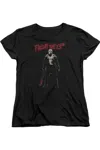 Gildan Friday The 13th Chchch Ahahah Short Sleeve Women´s Tee / T-shirt In Black