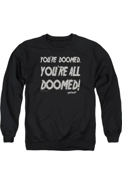 Gildan Friday The 13th Doomed Adult Crewneck Sweatshirt In Black