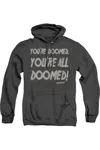 Gildan Friday The 13th Doomed Adult Heather Hoodie In Black