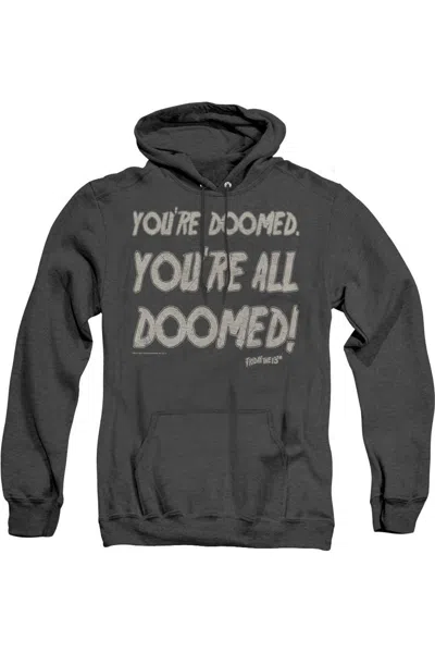 Gildan Friday The 13th Doomed Adult Heather Hoodie In Black