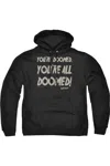 Gildan Friday The 13th Doomed Adult Pull Over Hoodie In Black