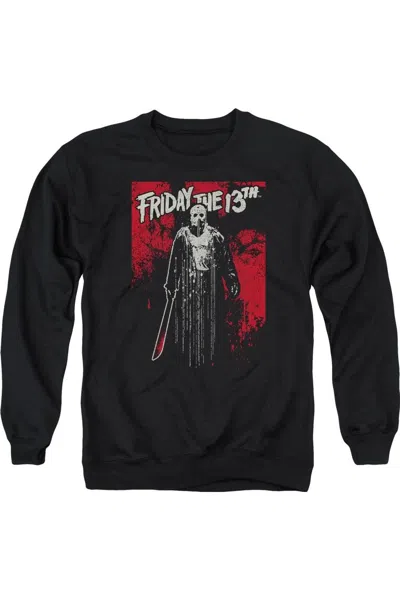 Gildan Friday The 13th Drip Adult Crewneck Sweatshirt In Black
