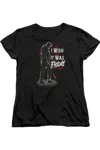 Gildan Friday The 13th I Wish It Was Friday Short Sleeve Women´s T-shirt In Black