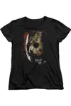 Gildan Friday The 13th Mask Of Death Short Sleeve Womens T-shirt In Black