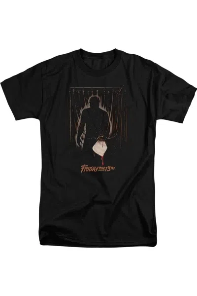 Gildan Friday The 13th Part 3 Poster Short Sleeve Adult Tall T-shirt In Black