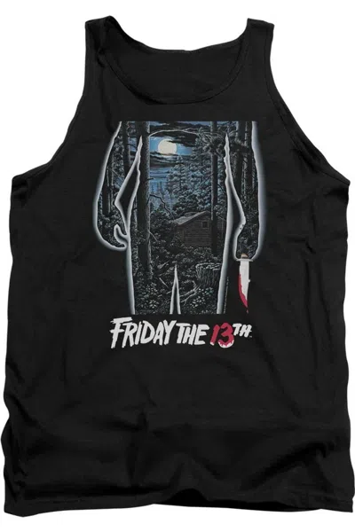 Gildan Friday The 13th Poster Adult Tank Top In Black
