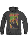 Gildan Friday The 13th Retro Game Adult Heather Hoodie In Black