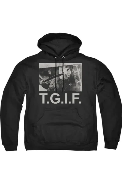 Gildan Friday The 13th Tgif Adult Pull Over Hoodie In Black