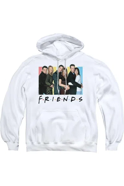 Gildan Friends Cast Logo Adult Pull Over Hoodie / Hooded Sweatshirt In White