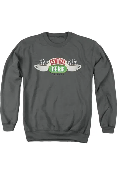 Gildan Friends Central Perk Logo Adult Crewneck Sweatshirt In Pink