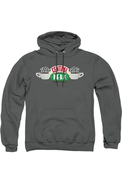 Gildan Friends Central Perk Logo Adult Pull Over Hoodie / Hooded Sweatshirt In Black