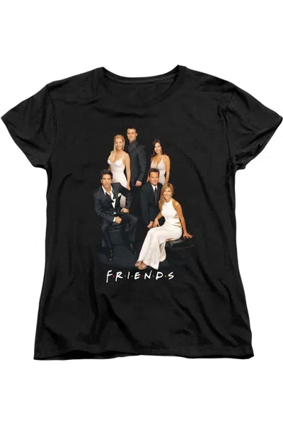 Gildan Friends Classy Short Sleeve Womens Tee / T-shirt In Black
