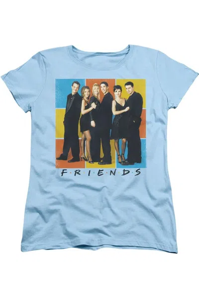 Gildan Friends Color Block Of Friends Short Sleeve Women´s Tee / T-shirt In Blue