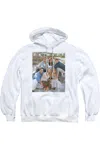 Gildan Friends Lifes A Beach Adult Pull Over Hoodie / Hooded Sweatshirt In White