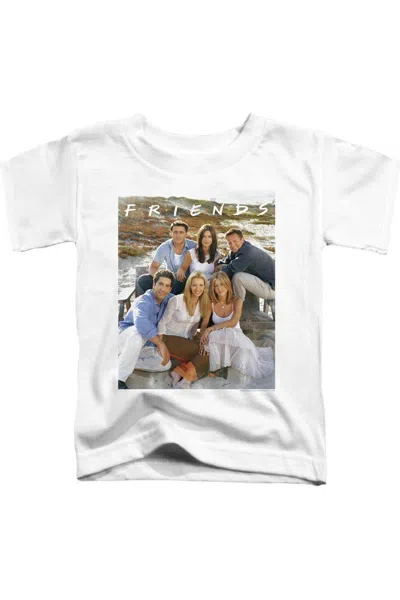 Gildan Kids' Friends Lifes A Beach Short Sleeve Toddler Tee / T-shirt In White