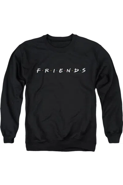 Gildan Friends Logo Adult Crewneck Sweatshirt In Black