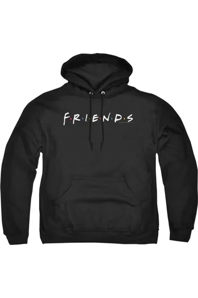 Gildan Friends Logo Adult Pull Over Hoodie / Hooded Sweatshirt In Black