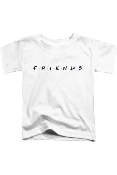 Gildan Kids' Friends Logo Short Sleeve Juvenile Tee / T-shirt In White