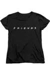 Gildan Friends Logo Short Sleeve Women´s Tee / T-shirt In Black