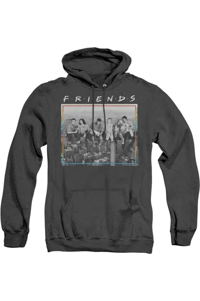 Gildan Friends Lunch Break Adult Heather Hoodie / Hooded Sweatshirt In Black