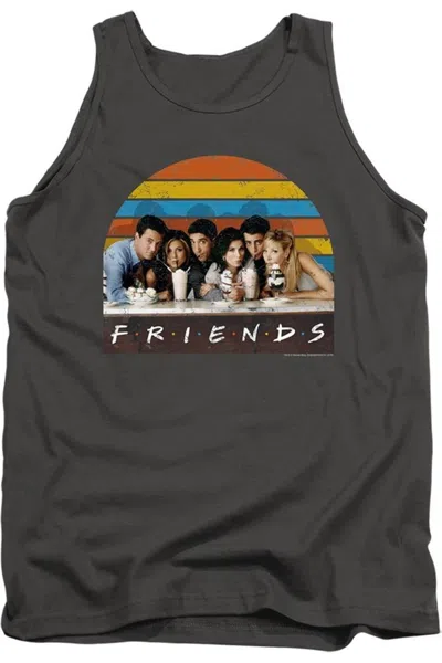 Gildan Friends Soda Fountain Adult Tank Top In Pink
