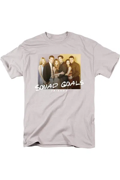 Gildan Friends Squad Goals Short Sleeve Adult Tee / T-shirt In Silver
