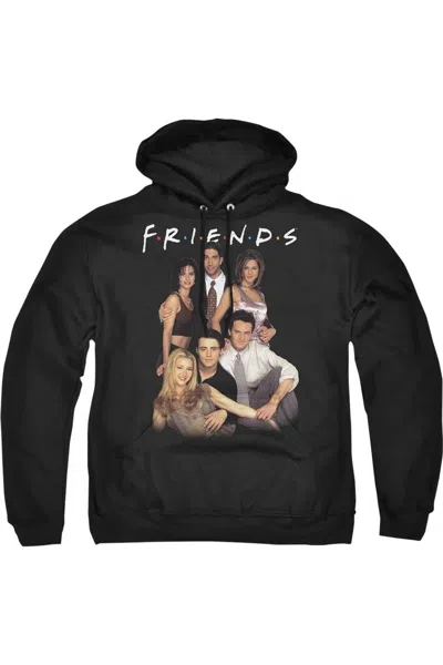 Gildan Friends Stand Together Adult Pull Over Hoodie / Hooded Sweatshirt In Black