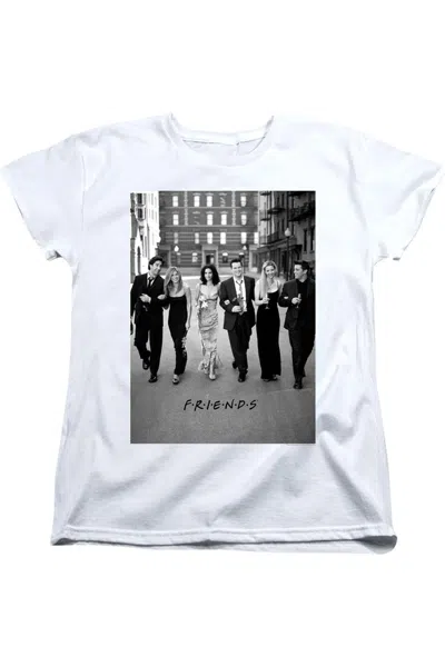Gildan Friends Walk The Streets Short Sleeve Women´s Tee / T-shirt In White