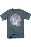 Gildan Frosty The Snowman Favorite Short Sleeve Adult Tee / T-shirt In Grey