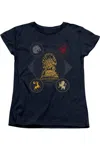 Gildan Game Of Thrones 4 Houses 4 The Throne Short Sleeve Women´s Tee / T-shirt In Blue