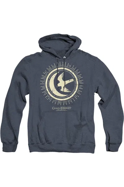 Gildan Game Of Thrones Arryn Burst Sigil Adult Heather Hoodie / Hooded Sweatshirt In Blue