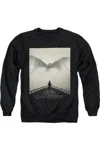 Gildan Game Of Thrones Dragon 1 Adult Crewneck Sweatshirt In Black