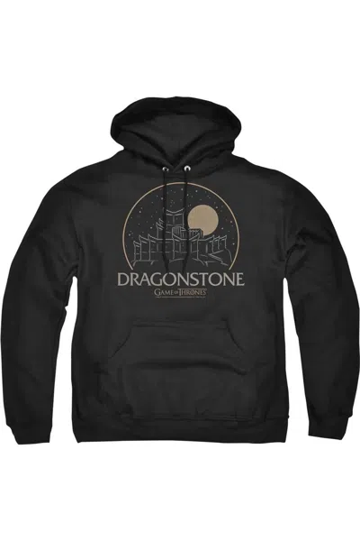 Gildan Game Of Thrones Dragonstone Adult Pull Over Hoodie / Hooded Sweatshirt In Black