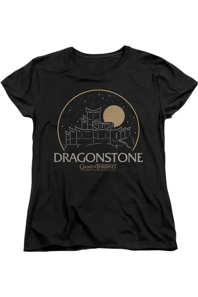 Gildan Game Of Thrones Dragonstone Short Sleeve Women´s Tee / T-shirt In Black