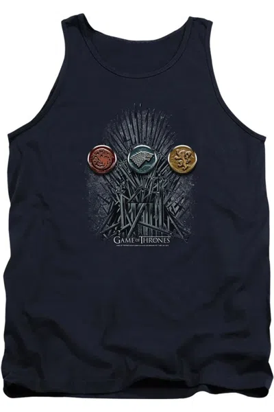 Gildan Game Of Thrones For The Throne Sigils Adult Tank Top In Blue