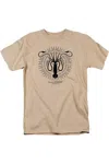 Gildan Game Of Thrones Greyjoy Burst Sigil Short Sleeve Adult Tee / T-shirt In Beige