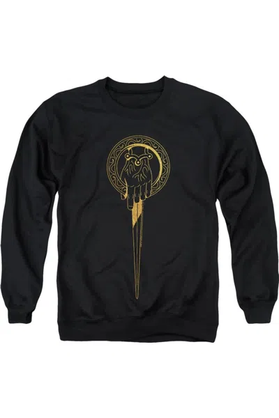 Gildan Game Of Thrones Hand Of The King Icon Adult Crewneck Sweatshirt In Black