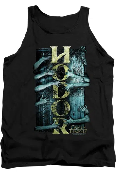 Gildan Game Of Thrones Hodor Adult Tank Top In Black