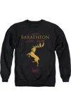 Gildan Game Of Thrones House Baratheon Sigil Adult Crewneck Sweatshirt In Black