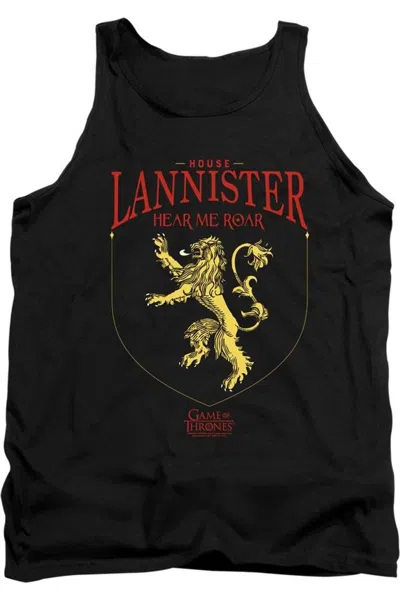 Gildan Game Of Thrones House Lannister Sigil Adult Tank Top In Black