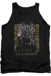 Gildan Game Of Thrones Iron Throne Adult Tank Top In Black