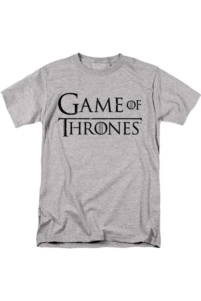 Gildan Game Of Thrones Logo 1 Short Sleeve Adult Tee / T-shirt In Gray