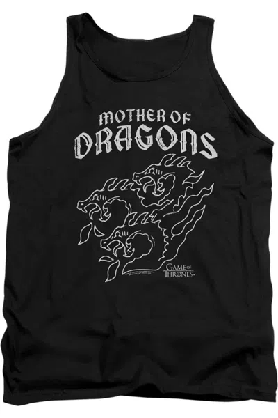 Gildan Game Of Thrones Mother Of Dragons Adult Tank Top In Black